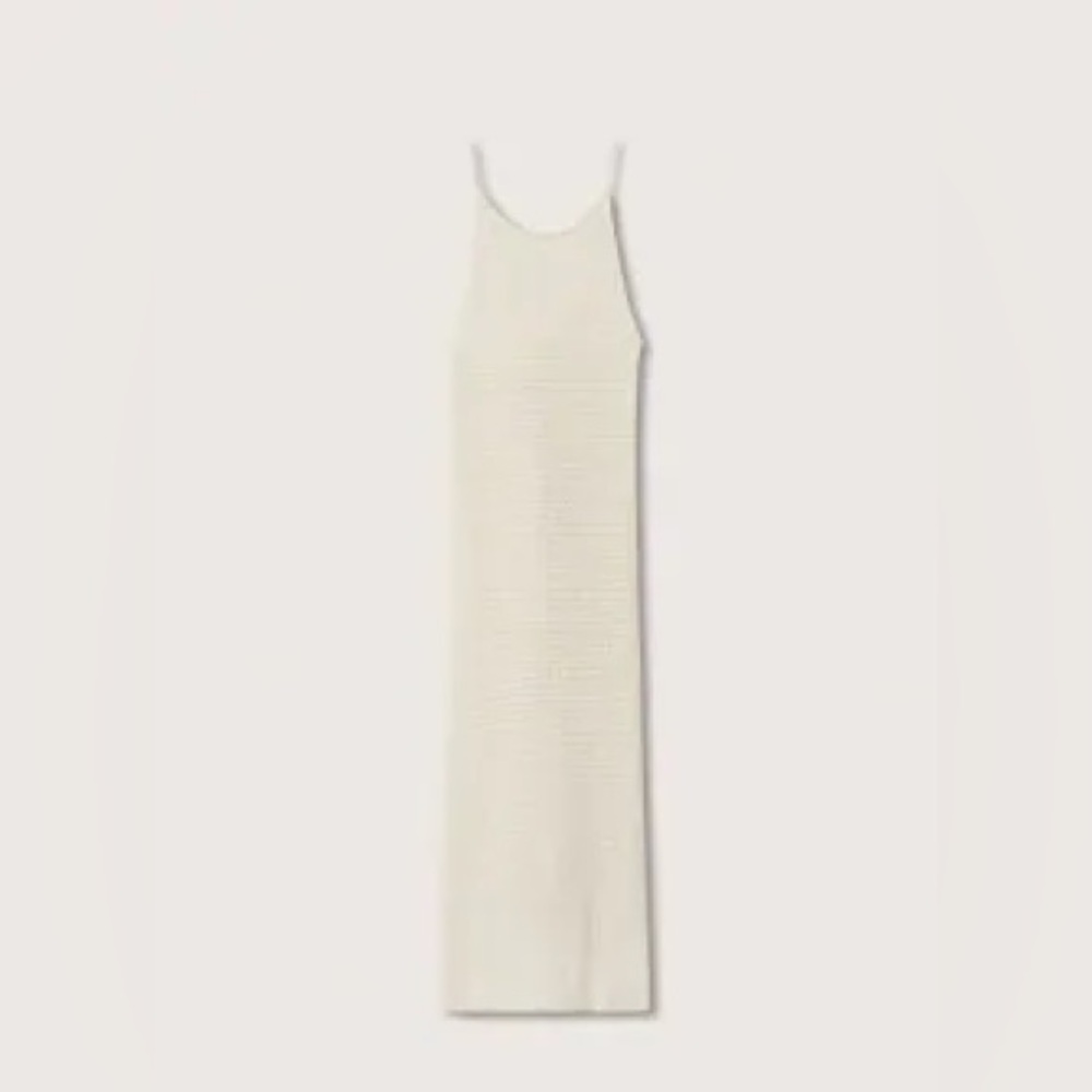 Mango knit backless dress